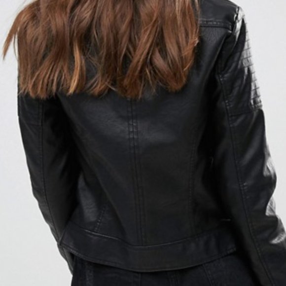 New Look Faux-Leather Jacket - Picture 3 of 3